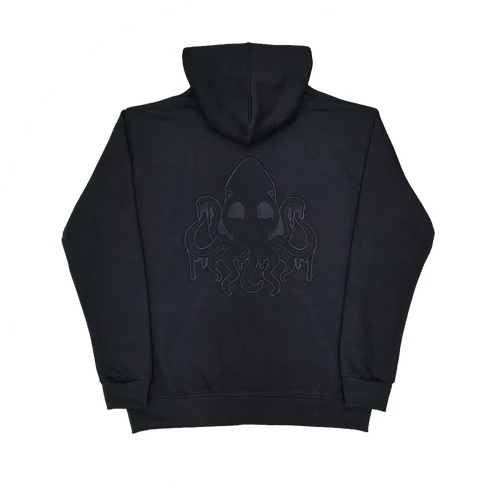 Trippy Squid Heavyweight Stealth Hoodie