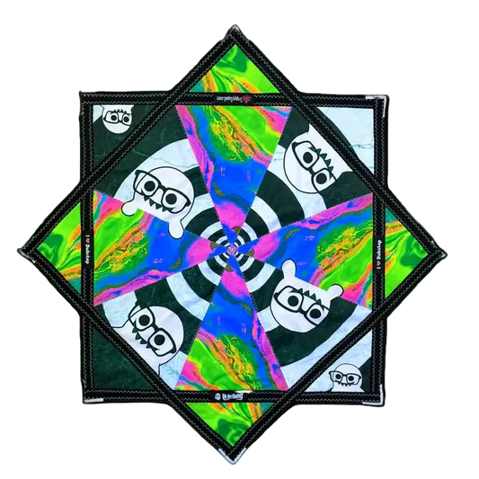 Hi I'm Ghost x Trippy Squid Collab Flowstar (UV-Reactive) 26"