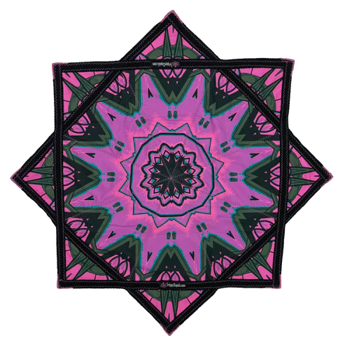 Mini - Pink Robotic Fractal (UV-Reactive) 24"