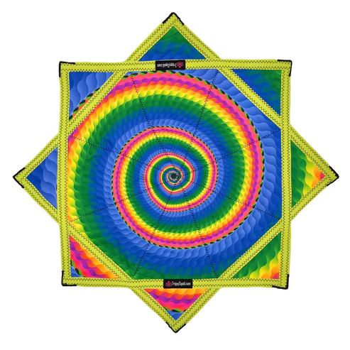 Rainbow Road Flowstar 26" (UV-Reactive)
