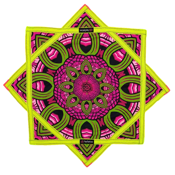Watermelon Mayan Flowstar (UV-Reactive) 26"