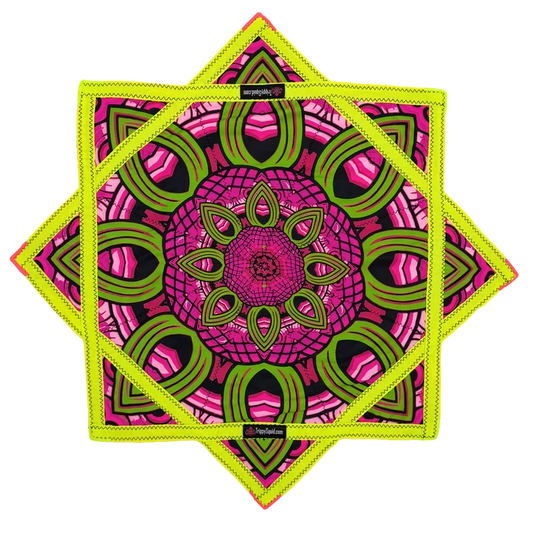Watermelon Mayan Flowstar (UV-Reactive) 26"