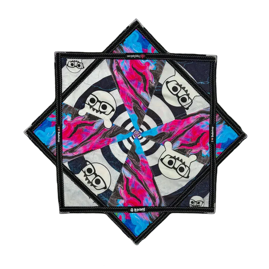 Hi I'm Ghost x Trippy Squid Collab Flowstar (UV-Reactive) 26"