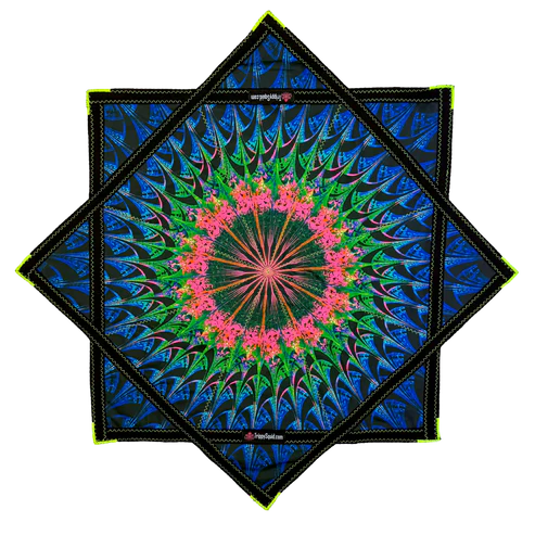 Watermelon Kaleidoscope Flowstar (UV-Reactive) 24"