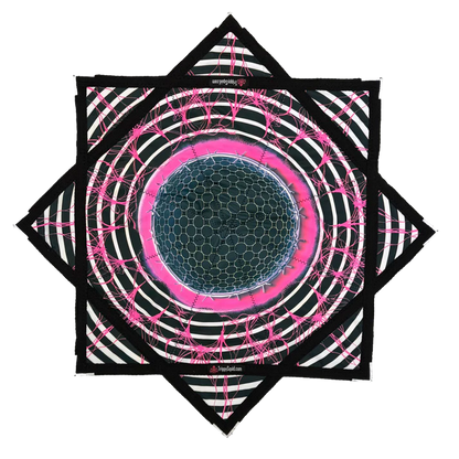 Hellraiser Spiral Flowstar (UV-Reactive) 26"