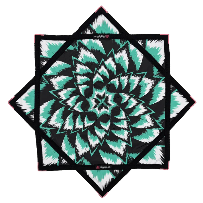 Teal & Pink Flower Flowstar (Non-UV) 26"