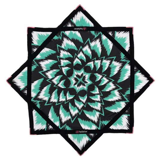 Teal & Pink Flower Flowstar (Non-UV) 26"