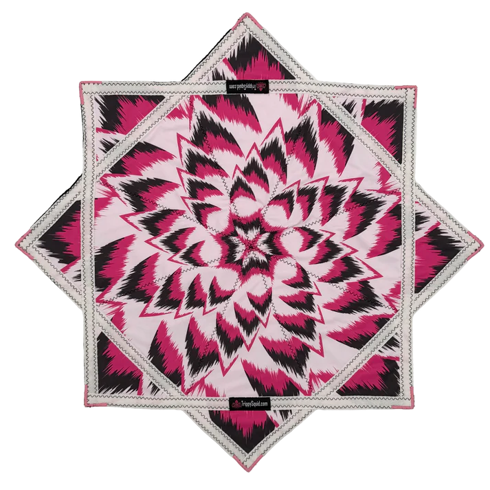 Teal & Pink Flower Flowstar (Non-UV) 26"