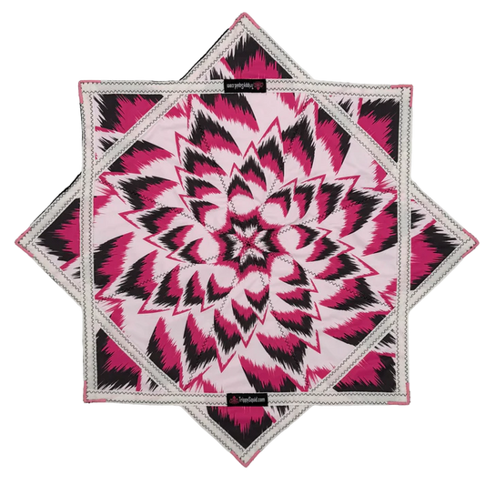 Teal & Pink Flower Flowstar (Non-UV) 26"