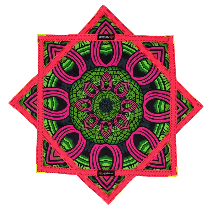 Watermelon Mayan Flowstar (UV-Reactive) 26"