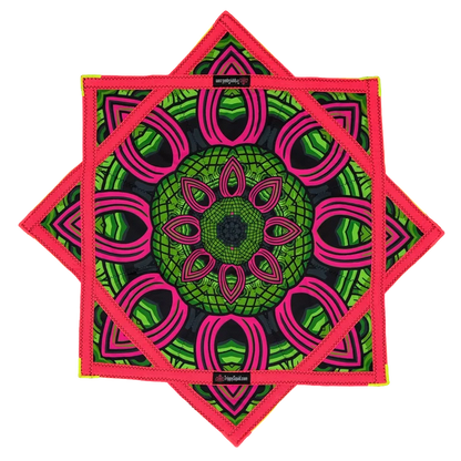 Watermelon Mayan Flowstar (UV-Reactive) 26"