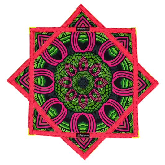 Watermelon Mayan Flowstar (UV-Reactive) 26"