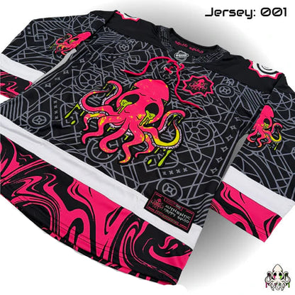 Trippy Squid Hockey Jersey (Full Embroidered)